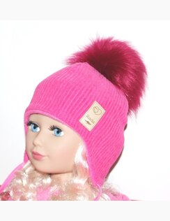 Dievčenská čiapka na zimu Kassia UltraComfort