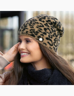 Dámska zimná čiapka OFF PINK Harper