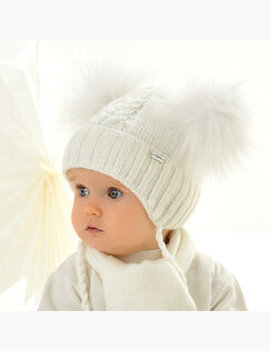 AJS Zimná čiapka so šálom Madelin