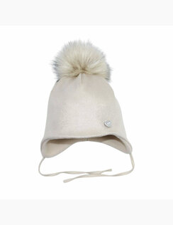 Čiapka na zimu BARKA Beige