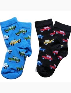 Detské ponožky AUTA 2 páry