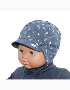 Chlapčenská čiapka ŠAŇO Blue Smile
