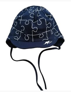 Detská čiapka Šaňo Puzzle