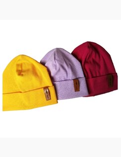 Rebrovaná dievčenská čiapka Klokan Girl