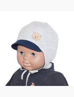 Chlapčenská čiapka ŠAŇO Rebro Grey