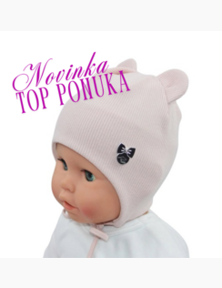 Kojenecká čiapka Tinka Rebro