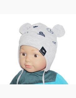 Chlapčenská čiapka BEBE MIMI Grey