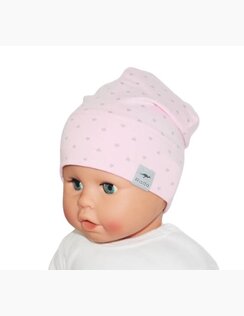 Kojenecká čiapka Timo Hearts Rose 