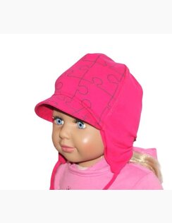 Detská čiapka Jar Jeseň Erika Puzzle