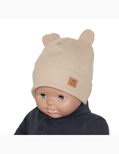 Rebrovaná čiapka Janka Beige