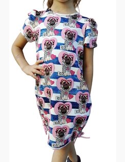 Mikinové Šaty Dogs Love