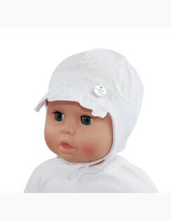 Kojenecká čiapka na leto Zorka Dots