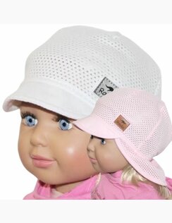 Letná čiapka s plachtou Robin Girl 2ks