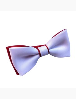 Elegantný  motýlik White /RED