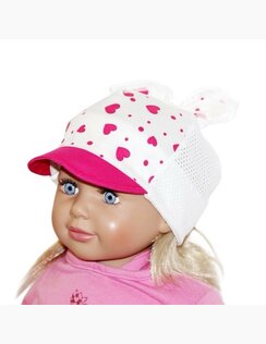 RADA Letná čiapka Soňa Hearts