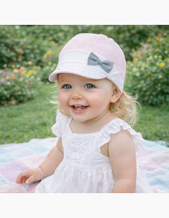 Letná čiapka šiltovka RADKA srdce