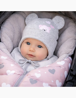 Dievčenská prechodná čiapka Sweet Teddy