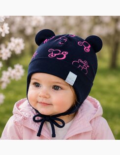 Dievčenská čiapka BEBE MIMI Blue