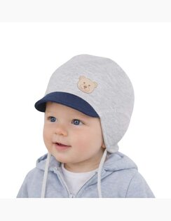 Chlapčenská čiapka ŠAŇO Rebro Grey