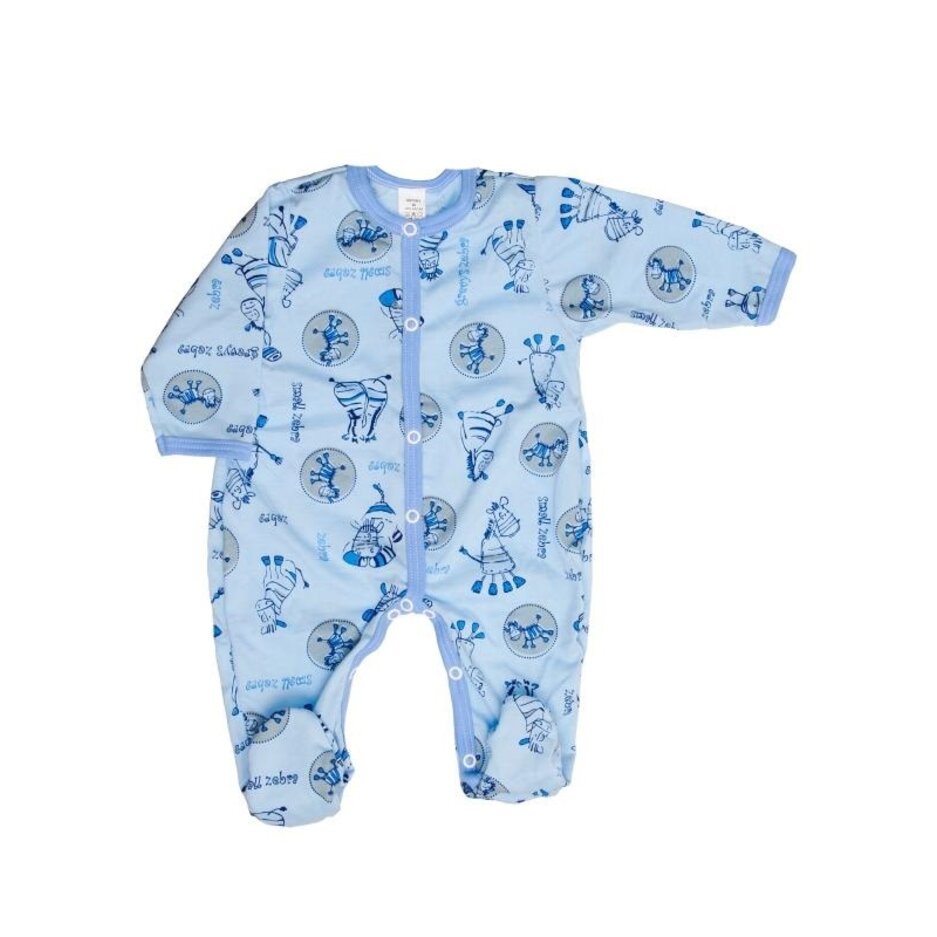 Baby Overal BLUE Zebra Baby Overal BLUE Zebra