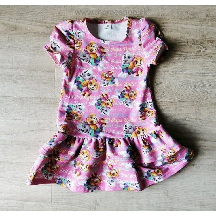 Letné ŠATY Paw Patrol Pink Letné ŠATY Paw Patrol Pink