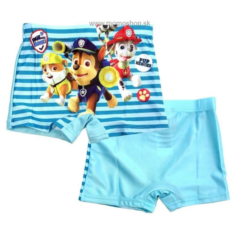 Chlapčenské plavky boxerky Paw Patrol