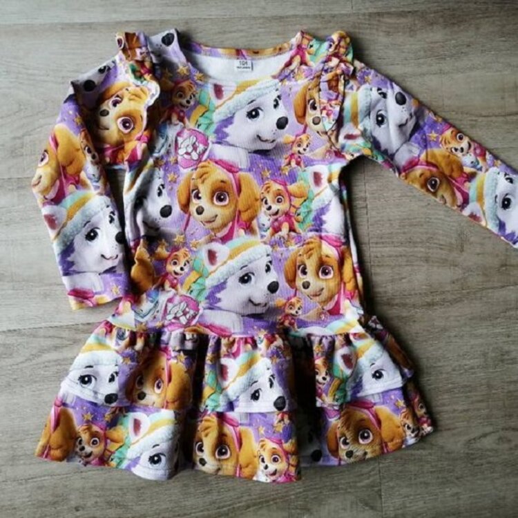 Šaty Paw Patrol Purple Šaty Paw Patrol Purple