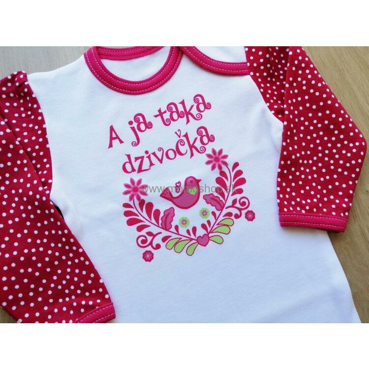 Detské body Dzivočka Magenta Detské body Dzivočka Magenta