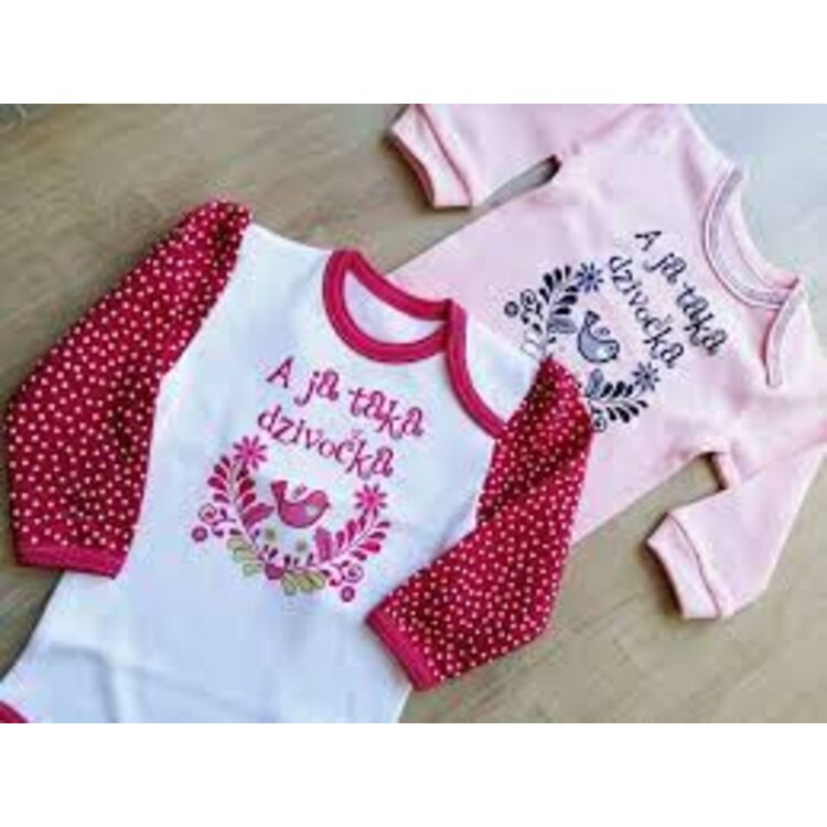 Detské body Dzivočka Magenta Detské body Dzivočka Magenta