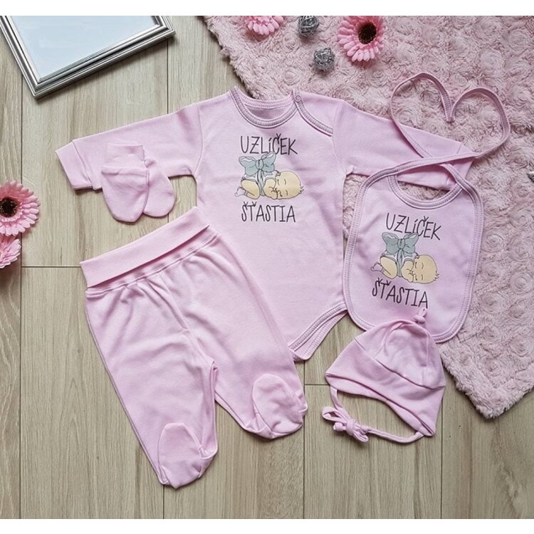 Kojenecká súprava Uzlíček GIRL Kojenecká súprava Uzlíček GIRL