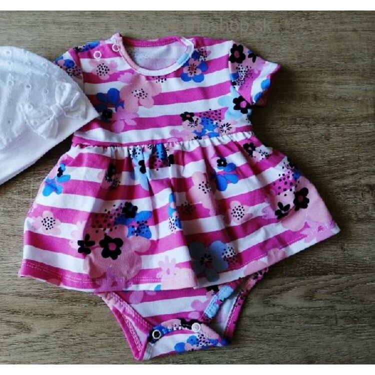 Detské BODY sukničkové Domi Pink Detské BODY sukničkové Domi Pink