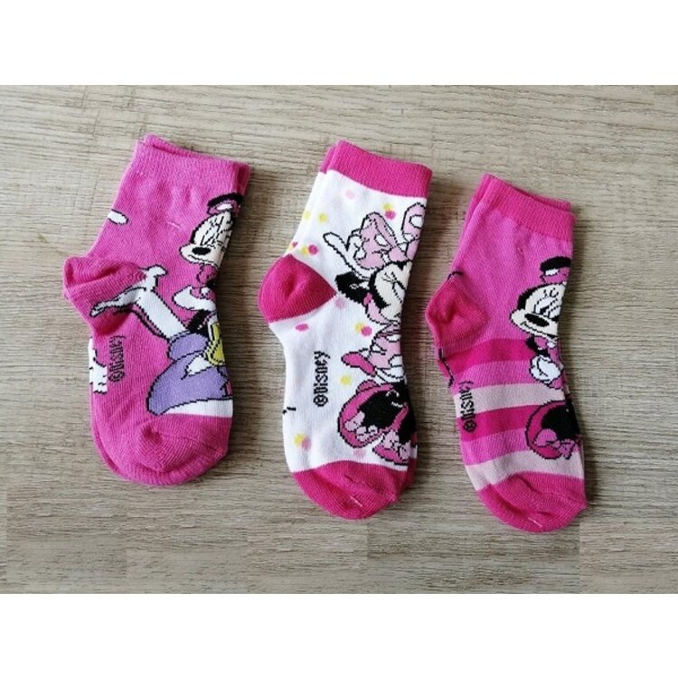 Detské ponožky Minnie 3 PACK