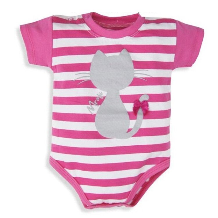 BODY kr. rukáv CAT Magenta BODY kr. rukáv CAT Magenta