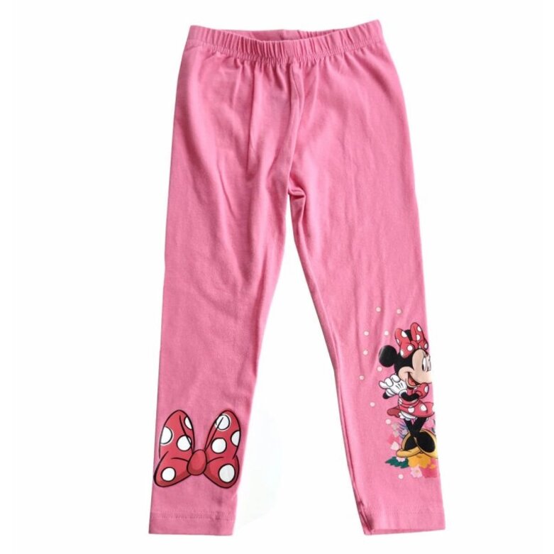 Dievčenské legíny Minnie Mouse Pink