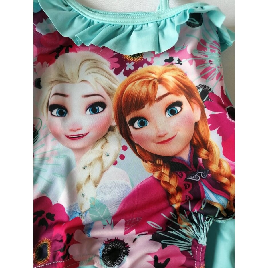 Plavky dievčenské Frozen Tyrkys Plavky dievčenské Frozen Tyrkys