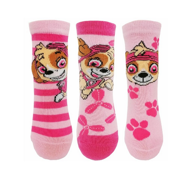 Detské ponožky Paw Patrol GIRL 3 PACK Detské ponožky Paw Patrol GIRL 3 PACK