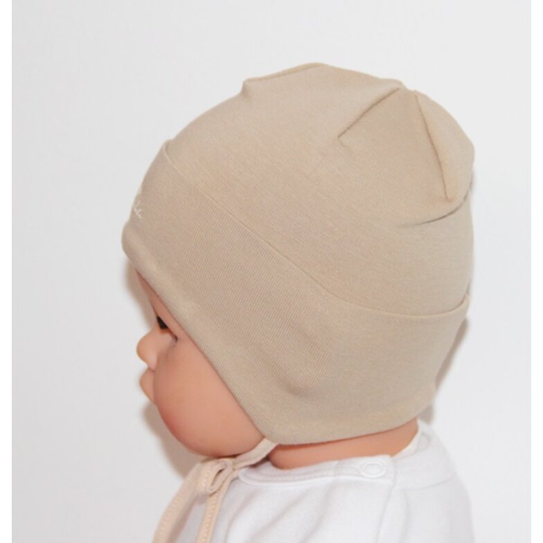 Kojenecká čiapka DODO Beige Kojenecká čiapka DODO Beige