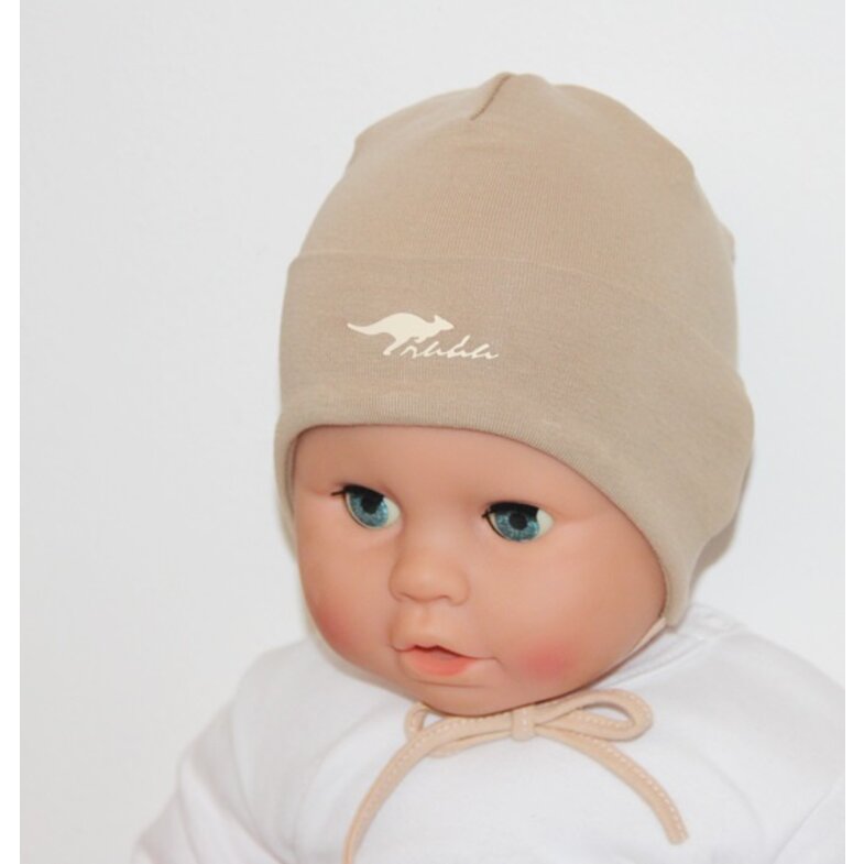 Kojenecká čiapka DODO Beige Kojenecká čiapka DODO Beige