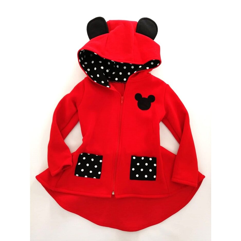 Dievčenský Kabátik Miky RED Dievčenský Kabátik Miky RED