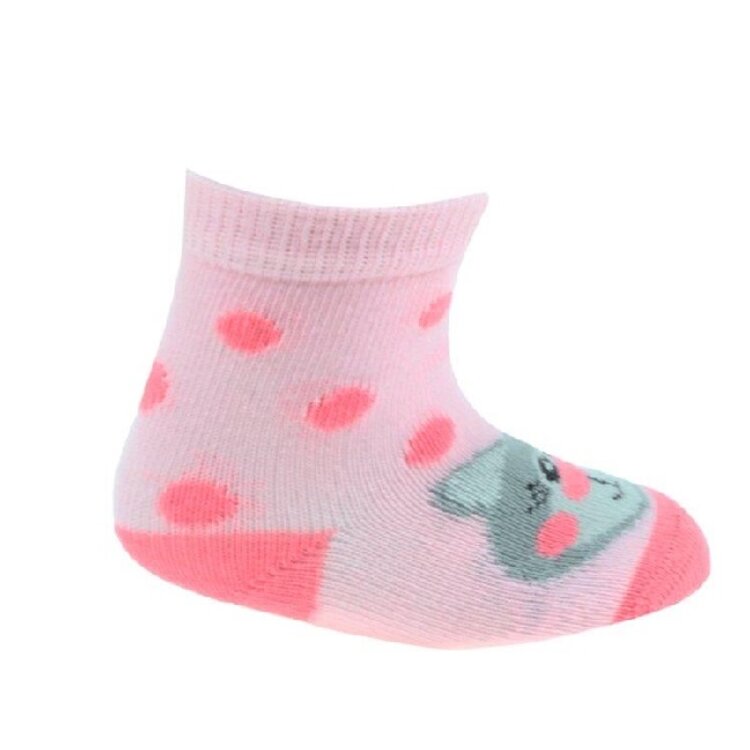 Baby ponožky Kitty Pink