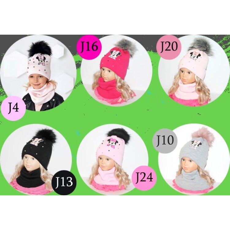 Zimná čiapka AJS a tunel Minnie Zimná čiapka AJS a tunel Minnie