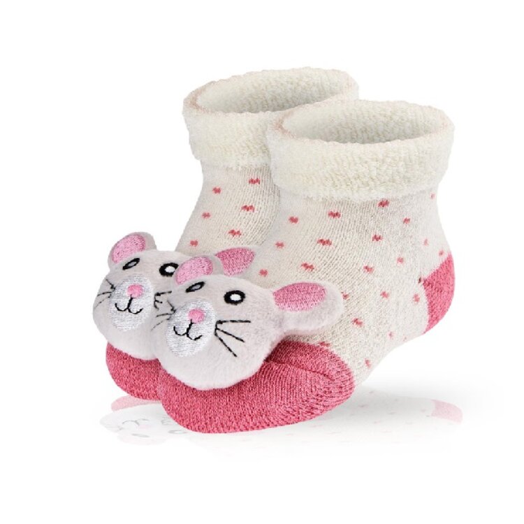 Baby ponožky s hrkálkou FUN BABY