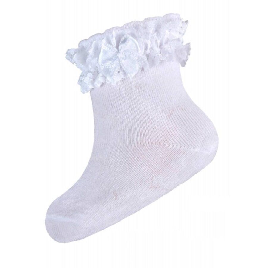 Slávnostné ponožky Princessa White