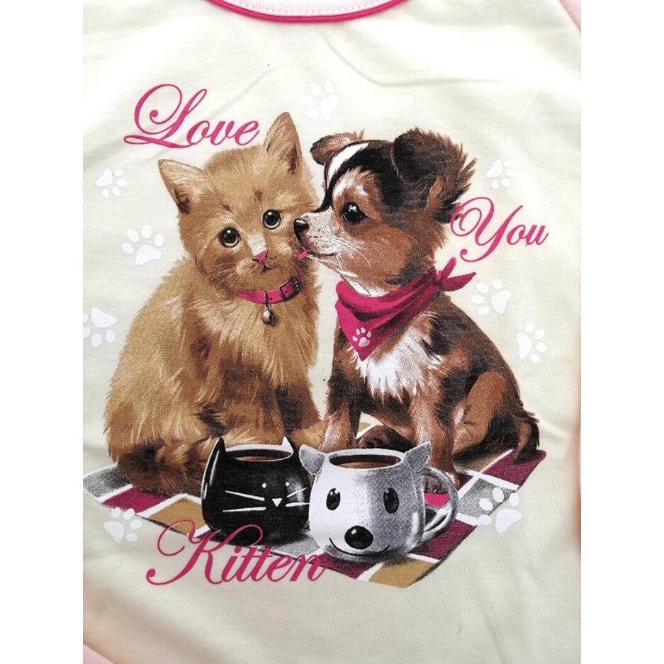  Dievčenské pyžamo Love Kitten 