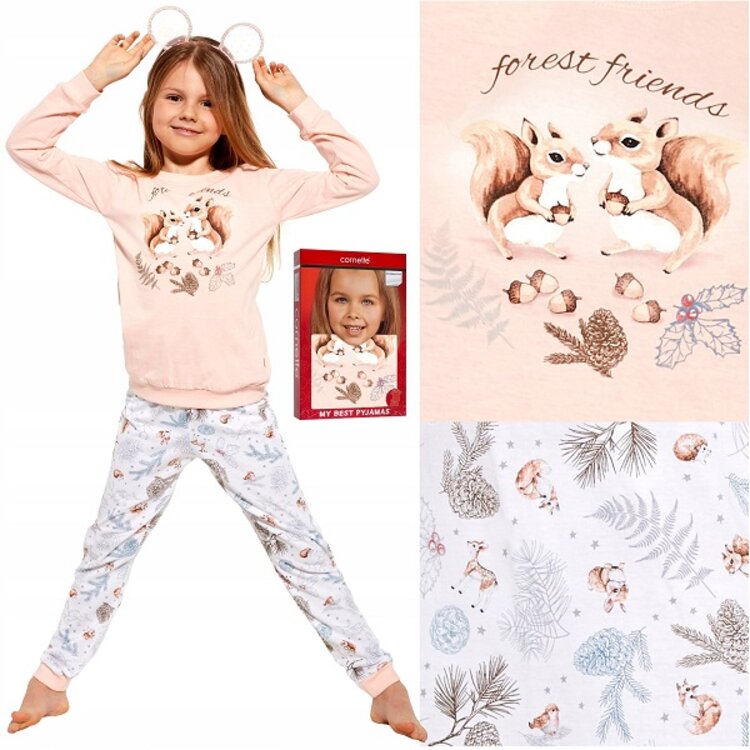 Dievčenské pyžamo SQUIRREL/ VEVERIČKA Dievčenské pyžamo SQUIRREL/ VEVERIČKA