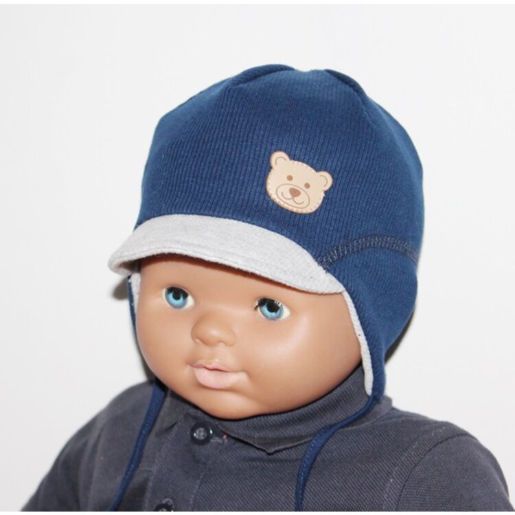 Chlapčenská čiapka ŠAŇO Rebro Blue Chlapčenská čiapka ŠAŇO Rebro Blue
