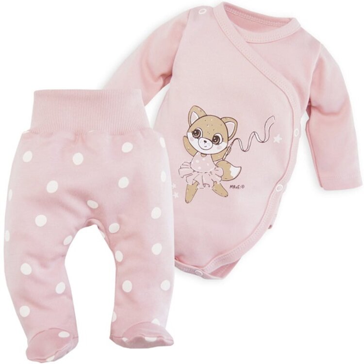 Kojenecké Body a Polodupačky Líška Duff Pink Kojenecké Body a Polodupačky Líška Duff Pink