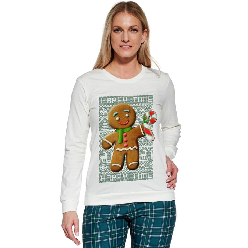 Dámske Vianočné pyžamo Cookie Dámske Vianočné pyžamo Cookie