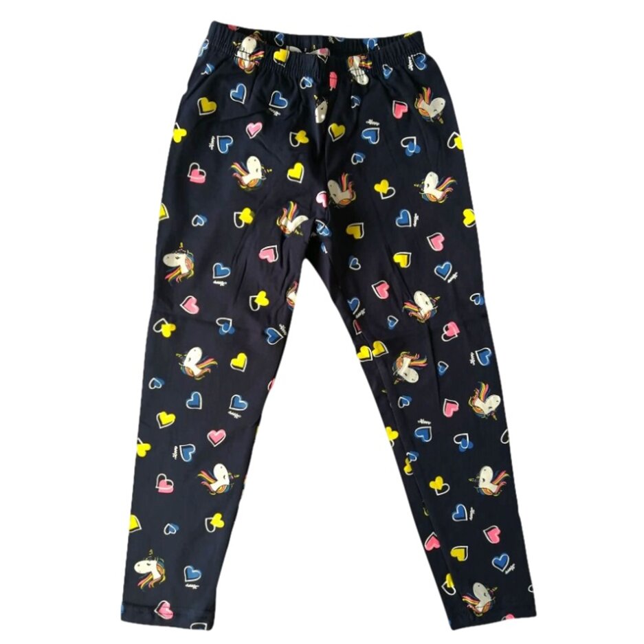 Dievčenské legíny Unicorn Dark Blue Dievčenské legíny Unicorn Dark Blue