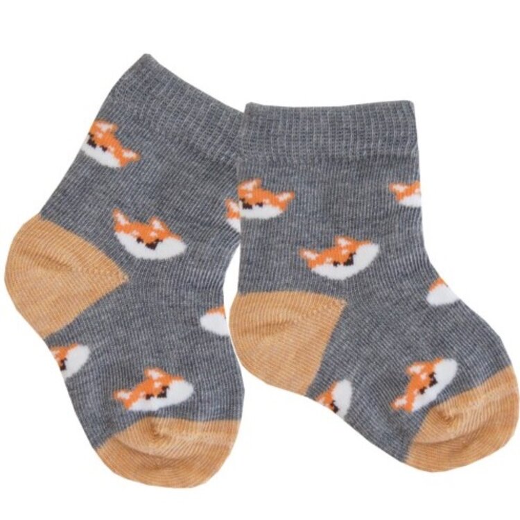 Ponožky pre bábätko Fox Grey